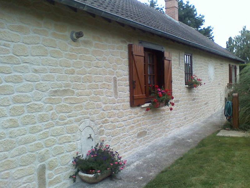 Joint à la chaux, façade en pierre à Villecresnes