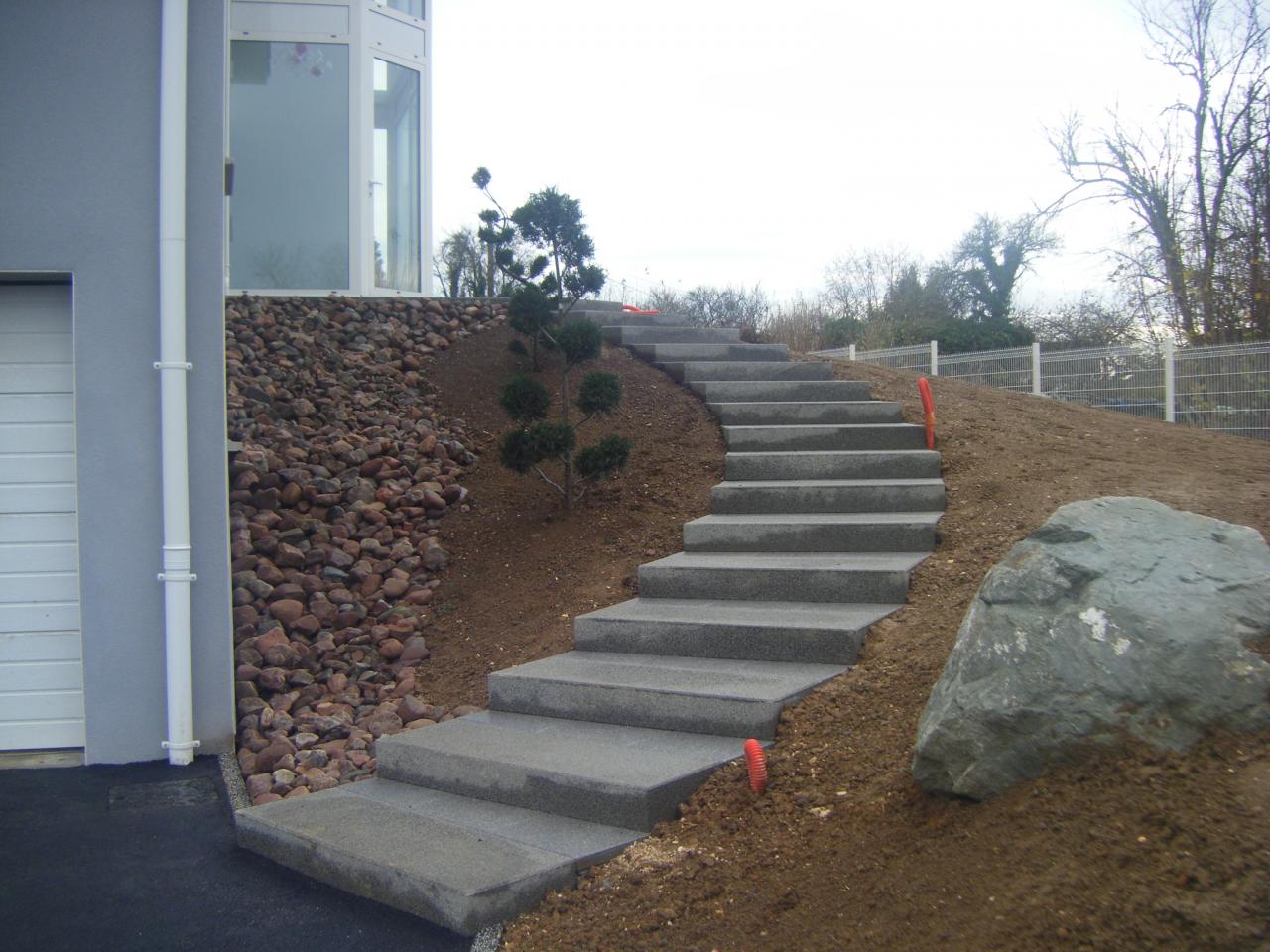 Création d'escalier en béton à Santeny